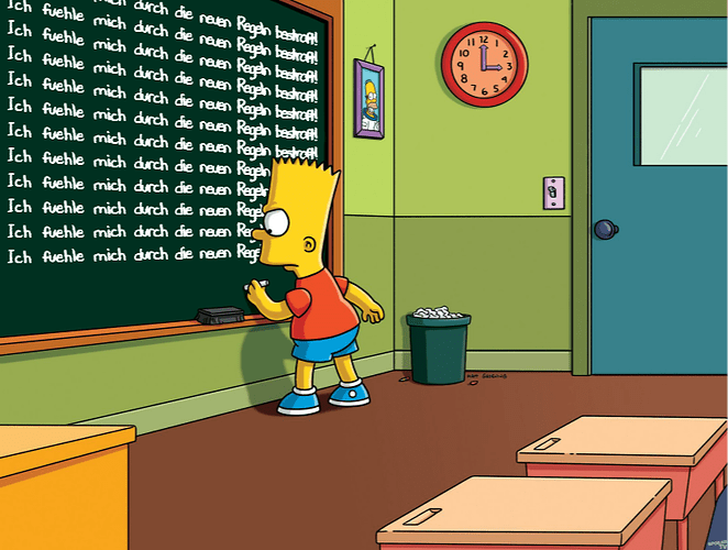 Bart Simpson Vorablesen