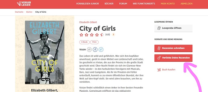 Schritt 2_ Buchdetailseite_Verlinke deine Rezension